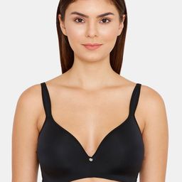 Zivame Black Solid Non-Wired Lightly Padded T-shirt Bra ZI1302FASH0BLAK-picture-48