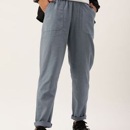 Kook N Keech Women Relaxed Pleated Trousers-image-25