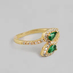 DressBerry Stone Studed Finger Ring-19