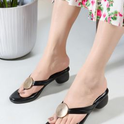 Mast & Harbour Women Embellished Block Sandals-picture-19