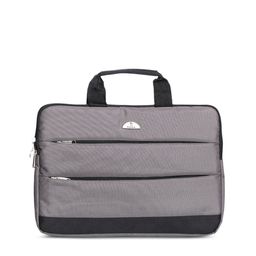 Kara Unisex Grey Solid Laptop Bag-20
