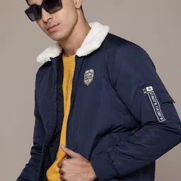 The Roadster Lifestyle Co. Sherpa-Detail Padded Jacket-image-54