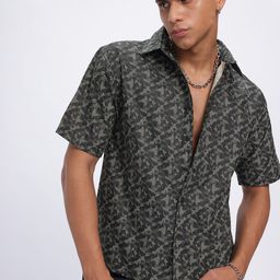 glitchez Casual Getaway Printed Relaxed Fit Shirt-image-39