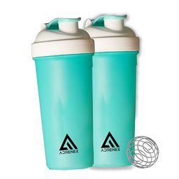 ADRENEX Green & White 2 Pieces Shaker Water Bottle-98