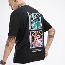 glitchez Classic Cool Graphic Printed Relaxed Fit T-shirt-picture-34