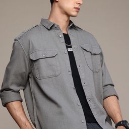 The Roadster Life Co. Self Designed Pure Cotton Relaxed Fit Casual Shirt-picture-41
