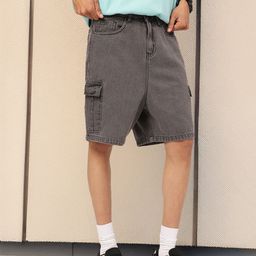 Kook N Keech Men Denim Basics Cargo Shorts-picture-11