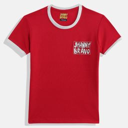 Eteenz Kids Boys Johnny Bravo Printed T-Shirt-image-34