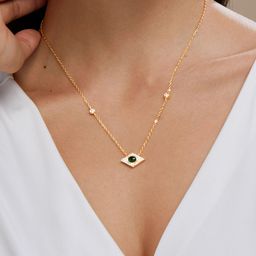MINUTIAE Brass Gold-Plated Necklace-8