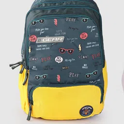 Gear Kids Colourblocked & Printed Backpack- 21.5 L-64