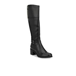 Delize Women Black Solid Heeled Boots-image-79