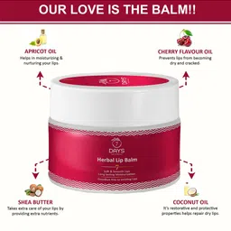 7 DAYS Set of 4 Herbal Lip Balm with Apricot & Shea Butter - 15 g each image 3
