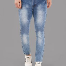DAKWINS Men Slim Fit Light Fade Stretchable Jeans-image-73