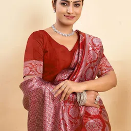 KALINI Woven Design Zari Designer Paithani Saree-picture-55