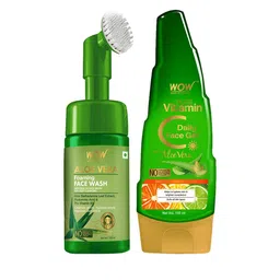 WOW SKIN SCIENCE Ultimate Aloe Vera Kit - Face Wash 100ml & Moisturizer 150ml-image-63