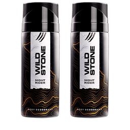 Wild Stone Men Set of 2 Night Rider Deodorants 150 ml Each-3