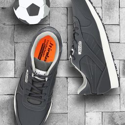 HIROLAS Men Grey Shock Absorbing Running Shoes-picture-19
