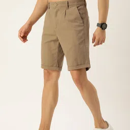Harvard Men Solid Mid-Rise Slim Fit Regular Shorts-image-24