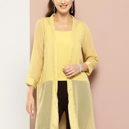 Qurvii Georgette Longline Shrug-picture-32