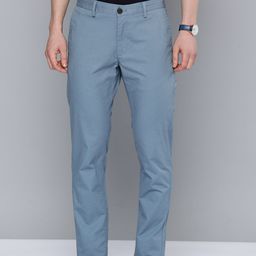 Indian Terrain Men Printed Brooklyn Slim Fit Trousers-image-19