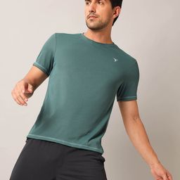 Technosport Men Antimicrobial Slim Fit T-shirt-image-2