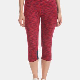 U.S. Polo Assn. Women Women Red & Black Printed Quick Dry Technology Tights-image-27