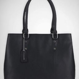 Mast & Harbour Black Structured Handheld Bag-36