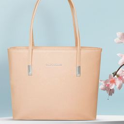 Lino Perros Beige Solid Shoulder Bag-19