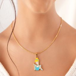 Zaisha 18K Gold Plated Cinderalla Chain Necklace-image-34