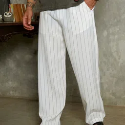 Campus Sutra Striped Comfort Relaxed Fit Trouser-picture-19