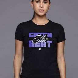 HRX by Hrithik Roshan Women Typography Printed Lifestyle T-shirt-picture-41