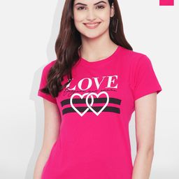 Fabflee Pack of 2 Typography Printed T-Shirt-image-83