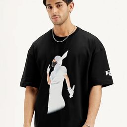 Levis Men Printed Drop-Shoulder Sleeves T-shirt-image-93