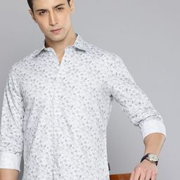 Flying Machine Pure Cotton Slim Fit Tropical Printed Casual Shirt-image-72