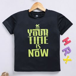 HRX by Hrithik Roshan Boys Typography Printed Rapid Dry Sports T-shirt-picture-18