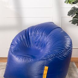 THREADVIBE LIVING Blue Bean Bag Sofa With Bean-image-25