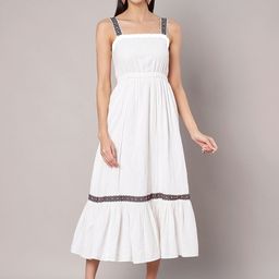 Amagyaa Women Fit & Flare Midi Dress-image-56