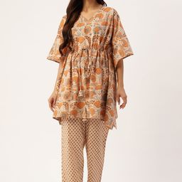 ETC Printed Pure Cotton Night Suit-image-81
