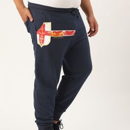 Masculino Latino Men Navy Blue Solid Gym Joggers-image-87