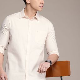 French Connection Men Premium Slim Fit Pure Cotton Casual Shirt-image-23