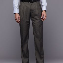 Louis Philippe Men Pleated Formal Trousers-picture-9