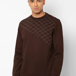 Allen Solly Sport Men Brown Printed Sweatshirt-picture-49