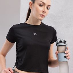 HRX by Hrithik Roshan Rapid-Dry Running Crop T-shirt-image-16