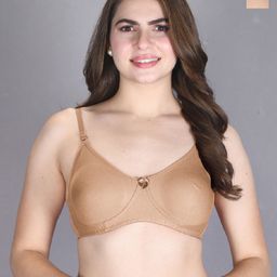 LUX VENUS Pack of 2 Full Coverage Non Padded Cotton T-shirt Bra With All Day Comfort-38
