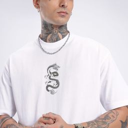 glitchez Urban Attitude Printed Relaxed Fit T-shirt-image-79