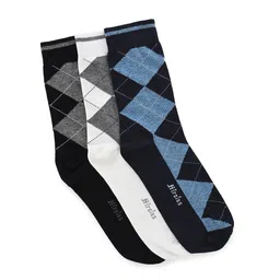 HIROLAS Men Pack Of 3 Patterned Ankle-Length Socks-18