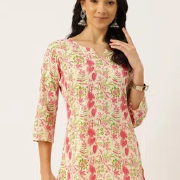 FERANOID Floral Printed Pure Cotton Kurti-picture-20