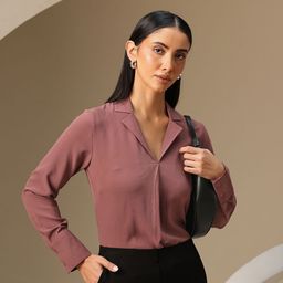 Chemistry Crepe Shirt Style Top-14