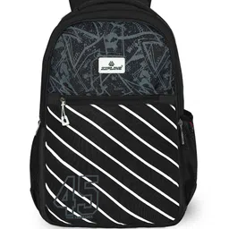 ZIPLINE Unisex Black Backpack-image-81