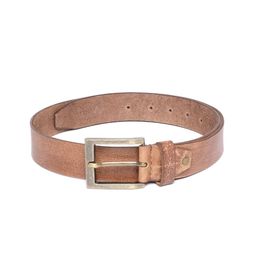 JUNGLER Men Beige Solid Leather Belt-image-77